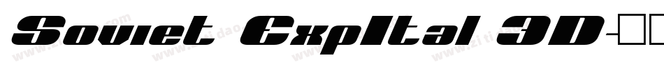 Soviet ExpItal 3D字体转换